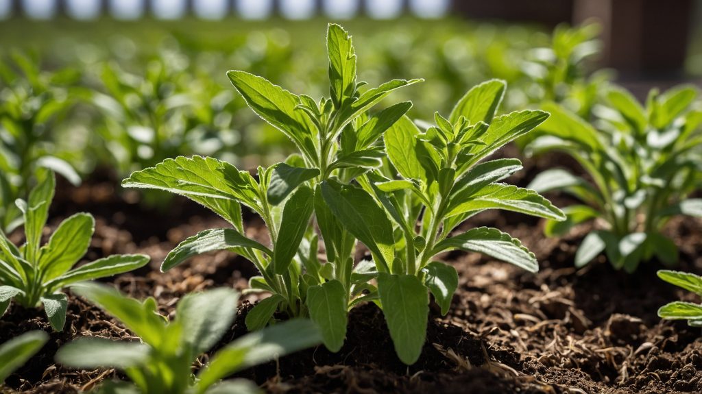 Stevia plant als zoetstof voor gummies